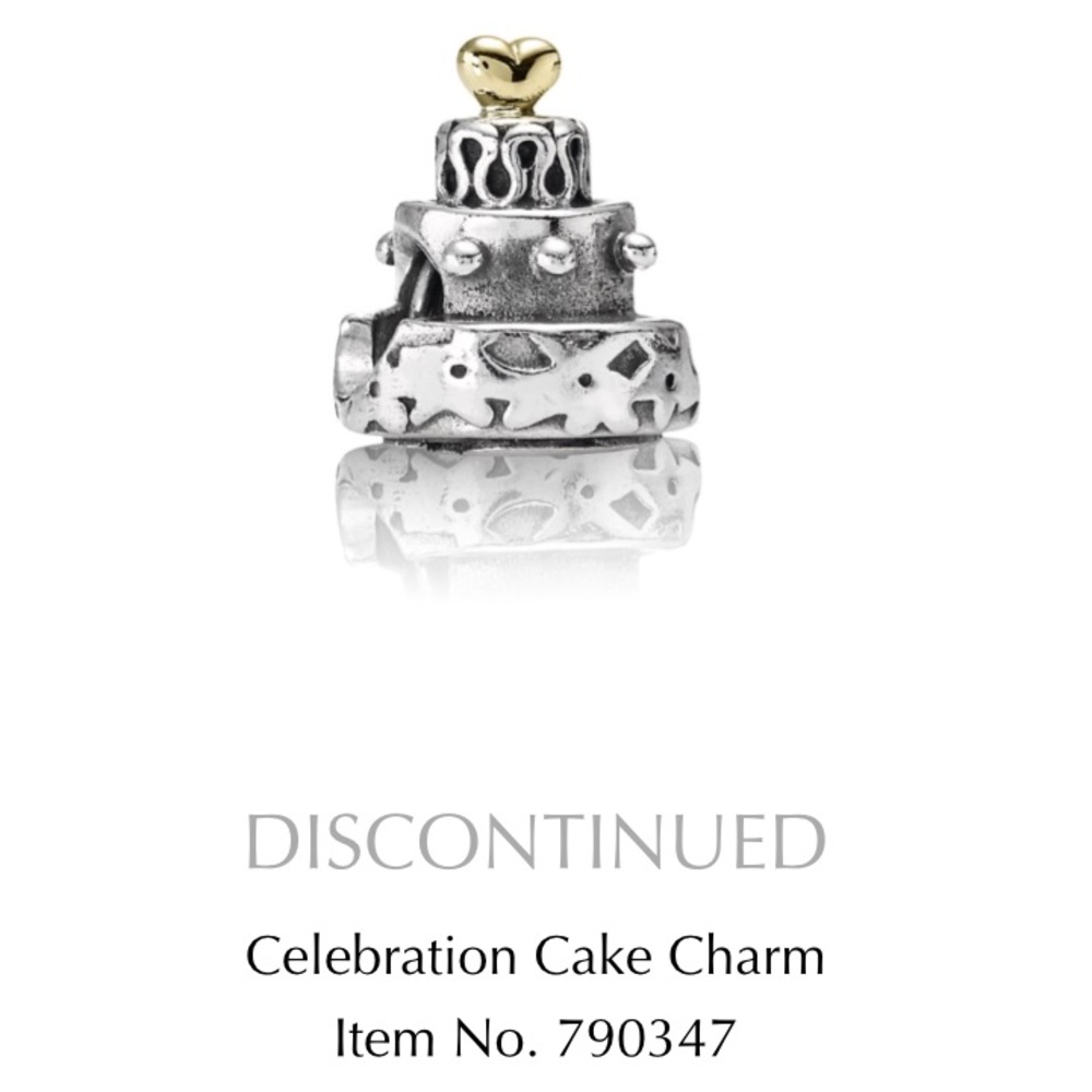 Discontinued Celebration Cake Charm
